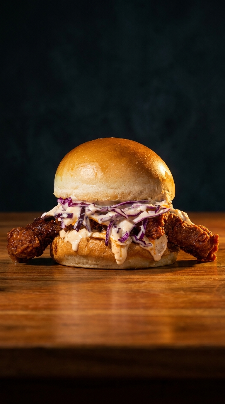 Honey Mustard Tavuk Burger